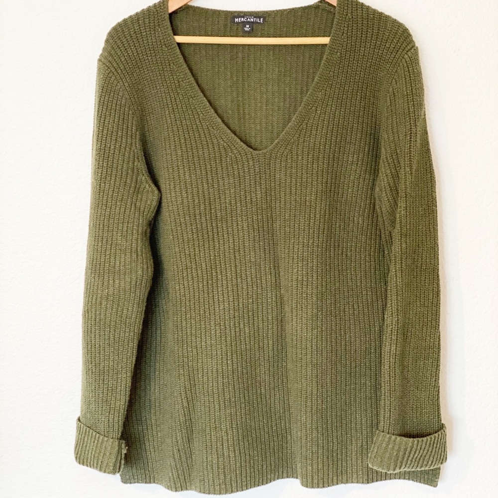 J. Crew Oversized Ribbed Sweater